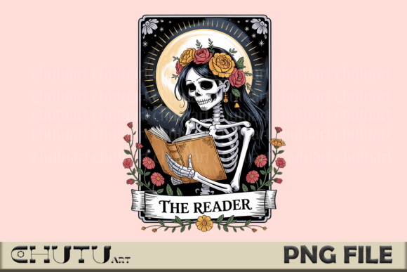 Download Tarot Skeleton PNG – the Reader Card 2 - Premium Bundle