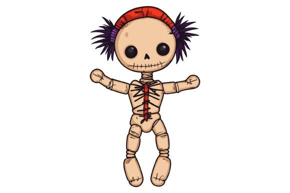 Download Gothic Voodoo Doll Illustration Png - Voodoo doll Collection
