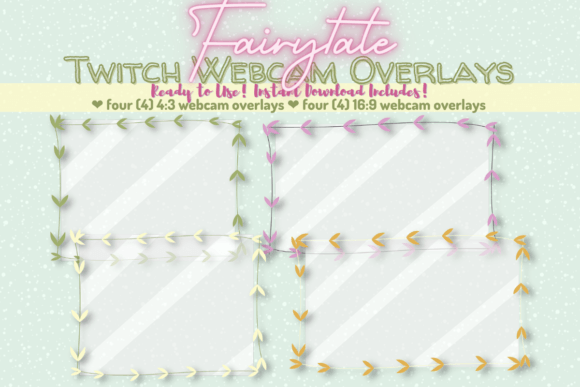 Download Fairytale Twitch Webcam Overlays - Webcam Collection